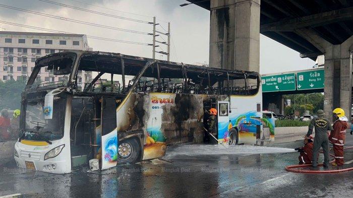 Bus Sekolah Terbakar