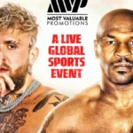 Mike Tyson vs Jake Paul, Petinju Keras Berat Mike Tampar Wajah Paul