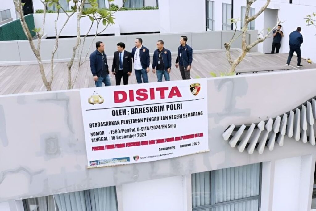 Hotel Aruss Semarang Disita Bareskrim Terkait Dana Judi Online